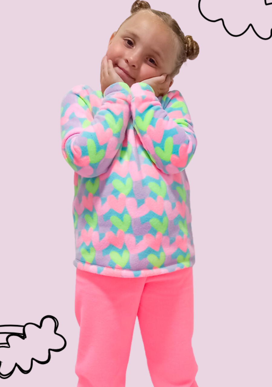 Pijama infantil Soft Premium - Rosa