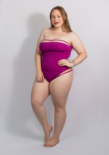 Body Plus Size Microfibra e Tule Larissa - Odalisca - Rosativa