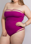 Body Plus Size Microfibra e Tule Larissa - Odalisca - Rosativa